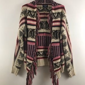 American Eagle | womens cardigan fringe southwest